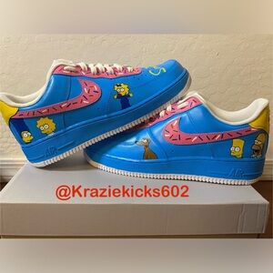Custom Air Force 1s “The Simpson’s”